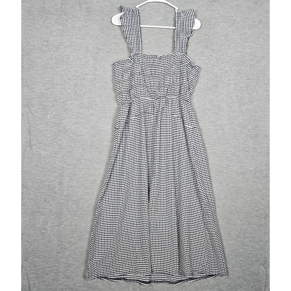 Old Navy Size XL Women's Fit & Flare Smocked Gingham Midi Dress